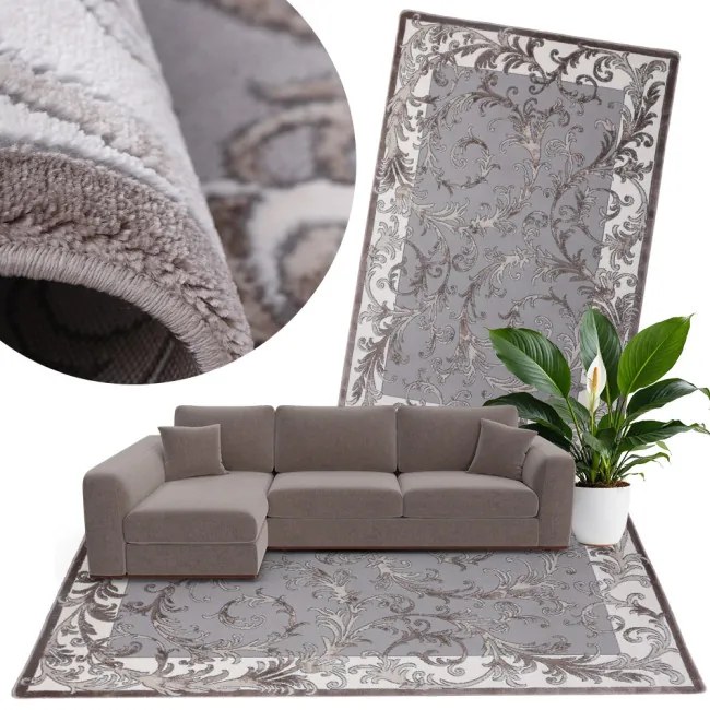 Koberec GALYA K4084C sivý / hnedý