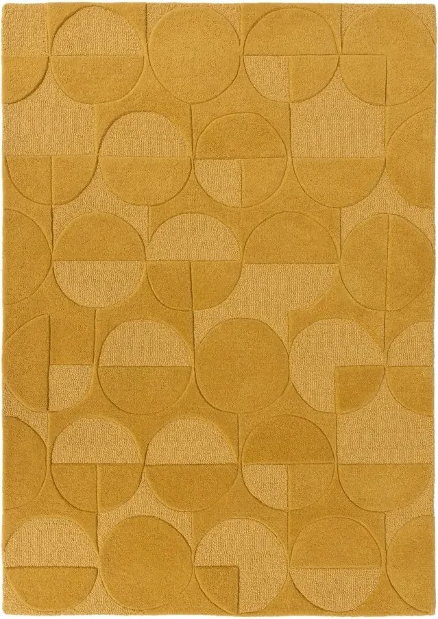 AKCIA: 120x170 cm Kusový koberec Moderno Gigi Ochre, žltá, chodba / predsieň, Flair Rugs