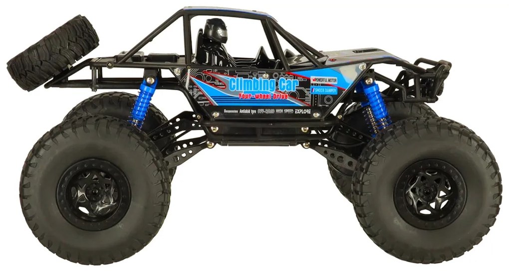 KIK RC Crawler Climbing Car 1:10 4WD 48cm modrý