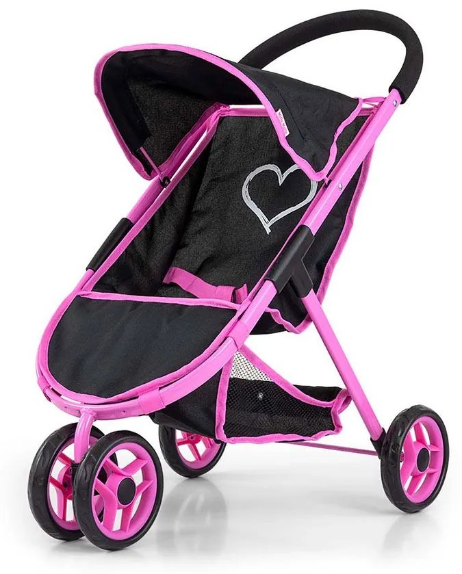 Detský golfový kočík pre bábiky Milly Mally Susie Prestige Black