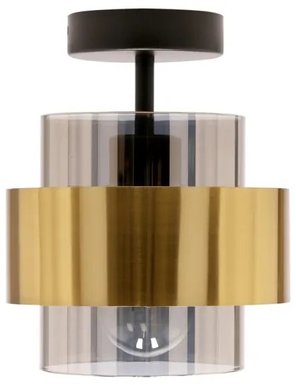 Prisadený luster SPIEGA 1xE27/60W/230V zlatá/čierna