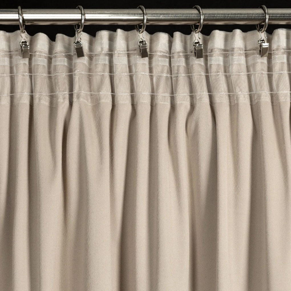 ZATEMŇOVACÍ ZÁVES NA PÁSKE DANI 140X250 CM BÉŽOVÁ