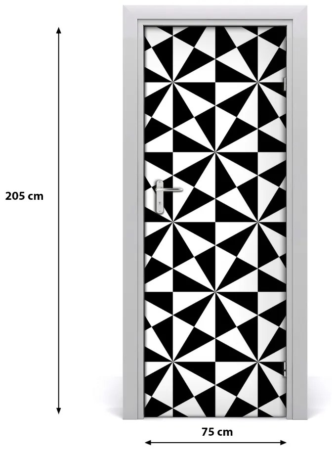 Fototapeta na dvere geometrické pozadie 75x205 cm