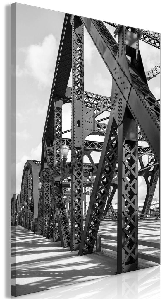 Artgeist Obraz - Bridge at Morning (1 Part) Vertical Veľkosť: 60x90, Verzia: Premium Print