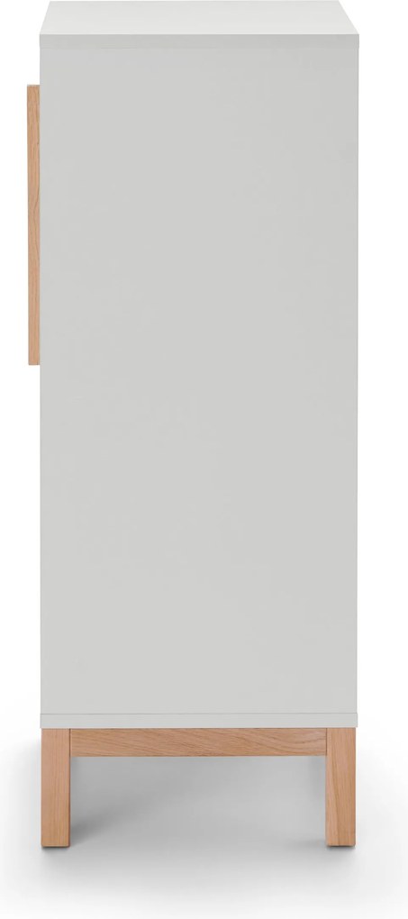 Plochá odkladacia skrinka do kúpeľne »Eklund«, svetlosivá