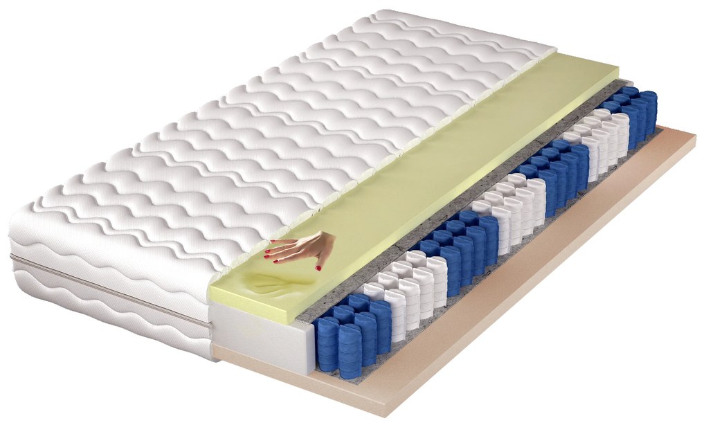 Taštičkový matrac ANTE 200x90 cm (T3). Akcia -20%. Vlastná spoľahlivá doprava až k Vám domov. 1025186