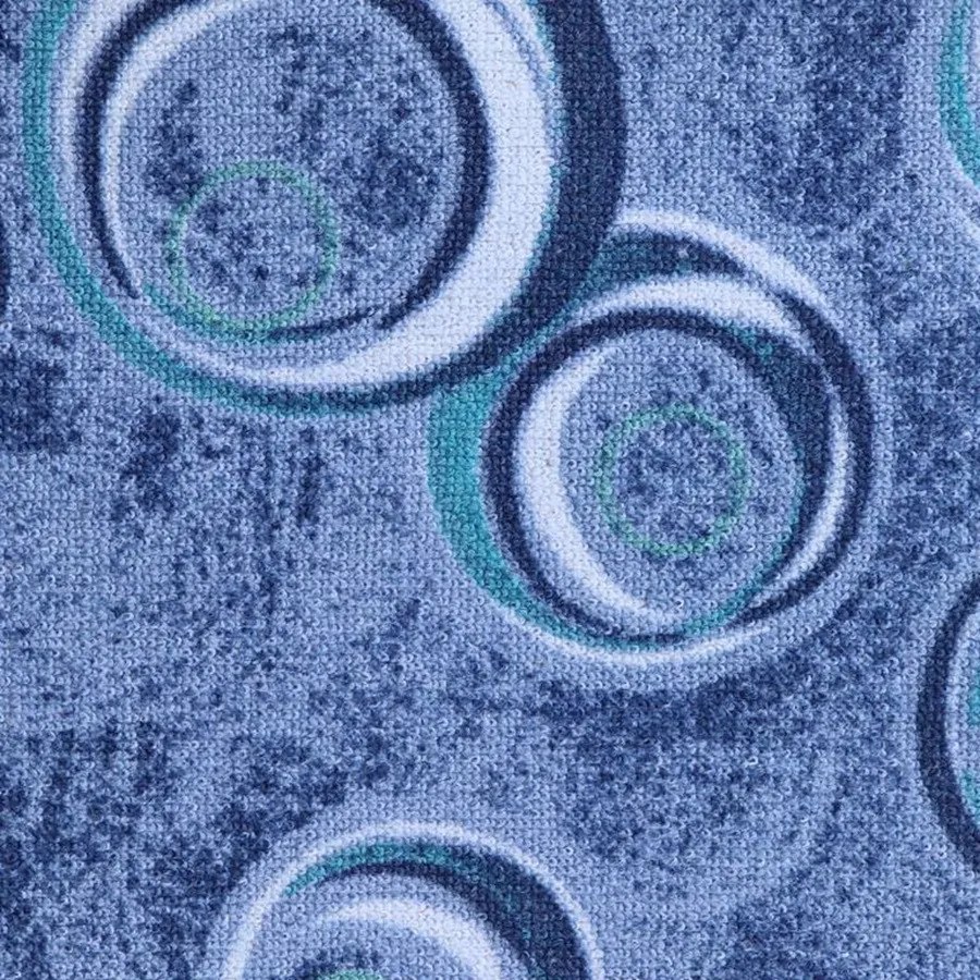 ITC, Koberec metráž Drops 74, na mieru, šíře 4m, modrá, filc, chodba / predsieň