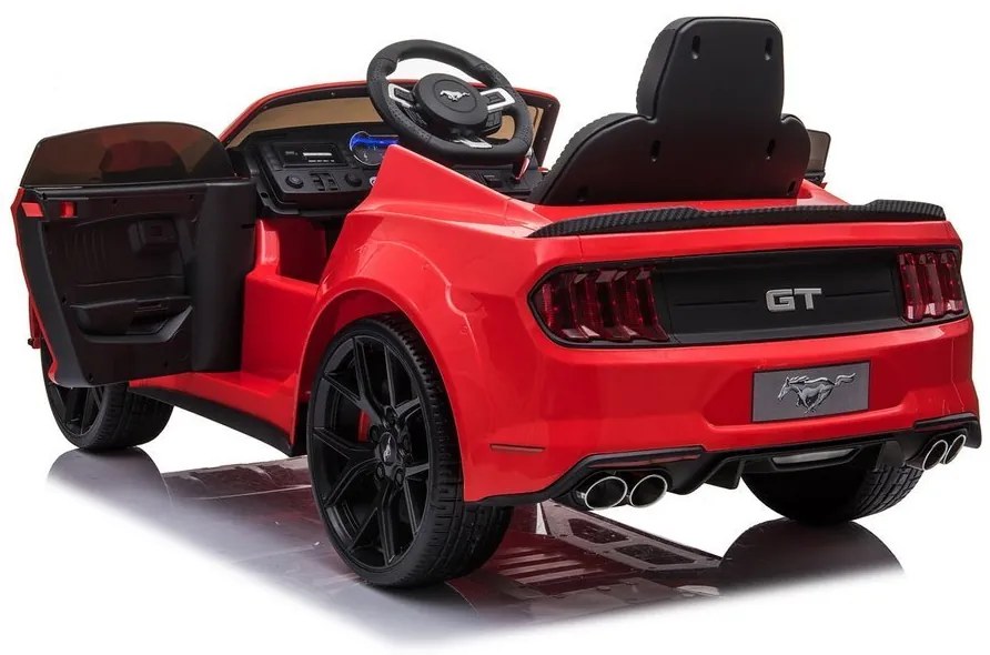 LEAN CARS ELEKTRICKÉ AUTÍČKO - Ford Mustang GT SX2038 - červené - 2x200W MOTOR - 2x12V7Ah BATÉRIA -2023