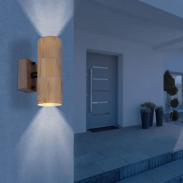 Globo 3201-2W - Vonkajšie nástenné svietidlo STYLE 2xGU10/35W/230V IP44