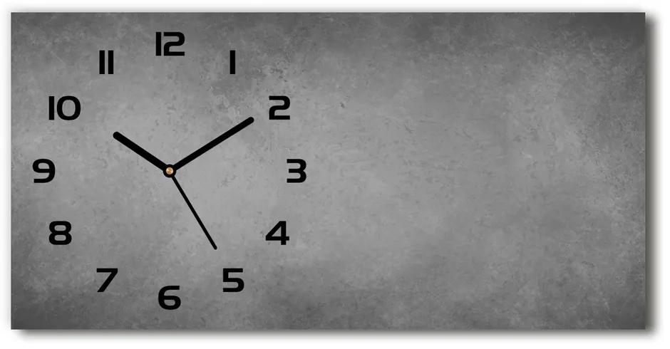 Vodorovné Sklenené hodiny na stenu tiché Betónové pozadia pl_zsp_60x30_f_97738179