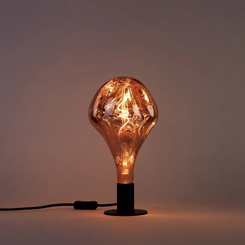 E27 stmievateľná LED lampa A165 ružová 6W 80 lm 1800K