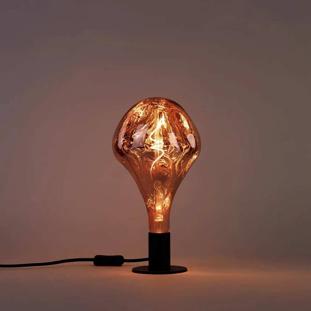 E27 Stmievateľná LED žiarovka A165 Ružová 6W 80lm 1800K