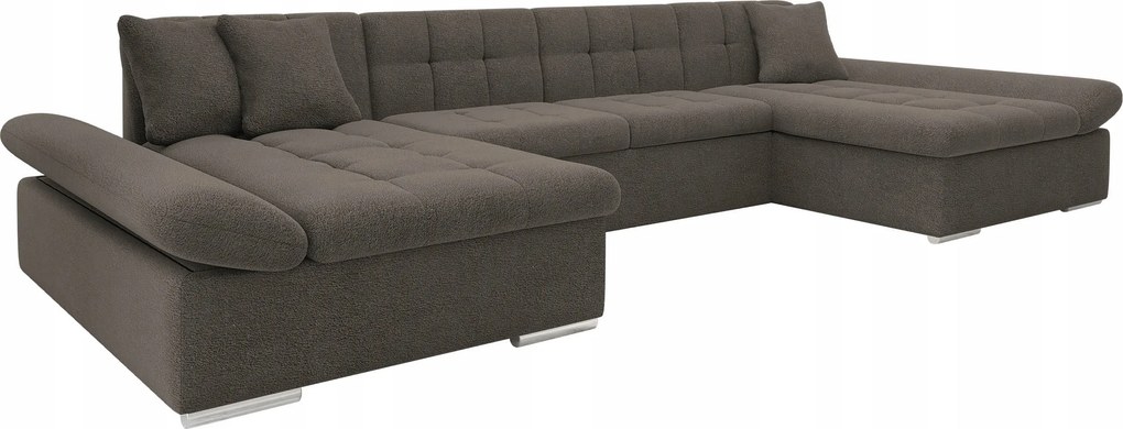 Rohová sedacia súprava Agnara (sivobéžová tmavá)