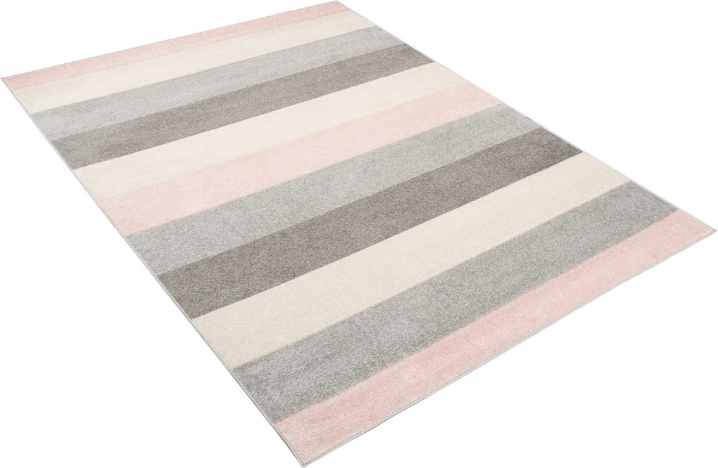 TA Koberec C947A BIELA/RUŽOVÁ AZÚROVÁ Rozmer: 240x330 cm