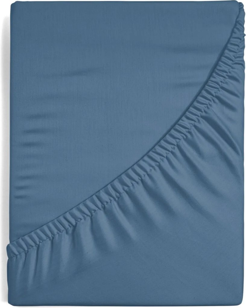 MAKOSATÉNOVÉ PRESTIERADLO NOVA 180X200 CM, VÝŠKA 30 CM TMAVOMODRÉ
