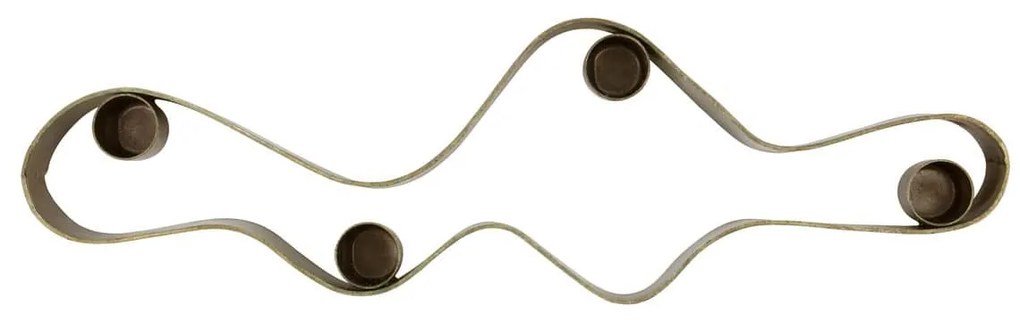 House Doctor Adventný svietnik Flood Antique Brown