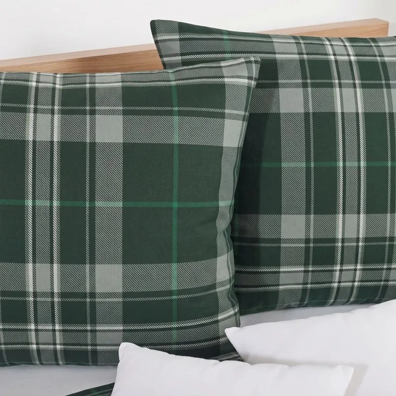 Flanelové obliečky Plaid Green EMI