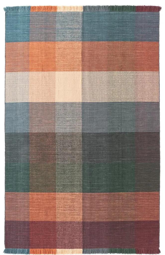 Károvaný vlnený koberec so strapcami „Bliss", 200 x 300 cm