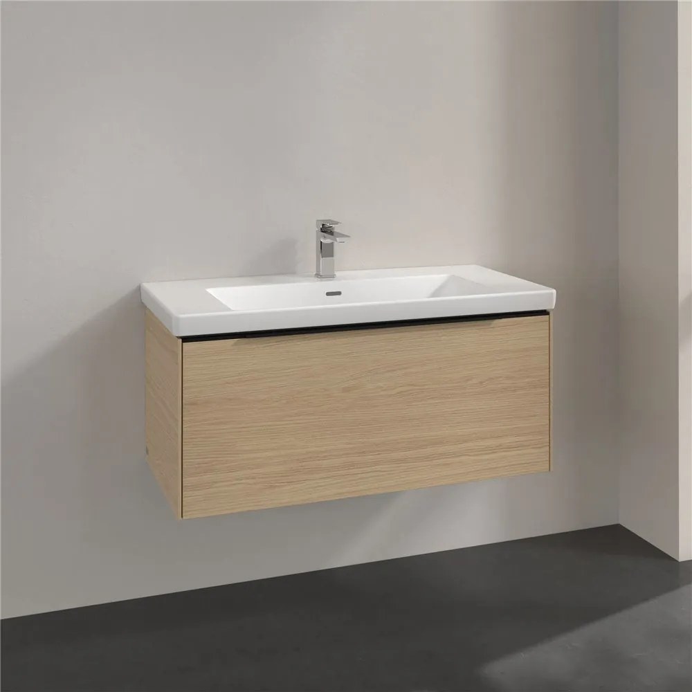 VILLEROY &amp; BOCH Subway 3.0 závesná skrinka pod umývadlo, 1 zásuvka, 973 x 478 x 429 mm, Nordic Oak, C56901VJ