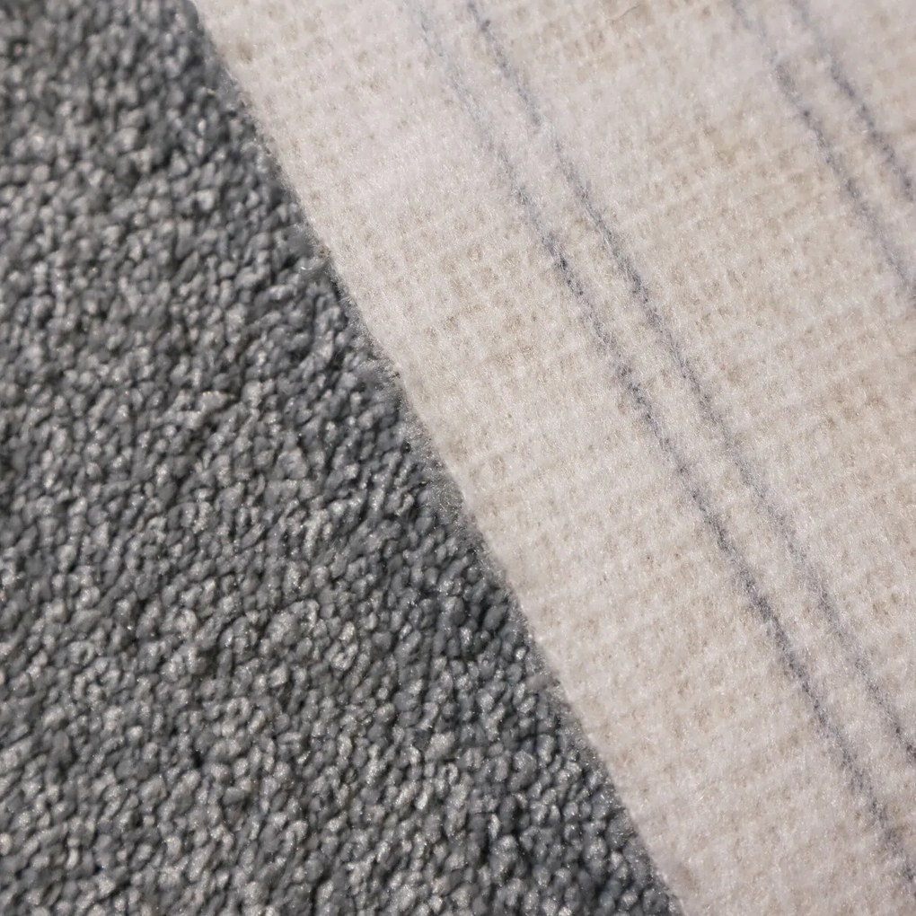 ITC, Metrážny koberec Liliana 7695, na mieru, šíře 4m,5m, šedá, ab (mriežka), detská izba