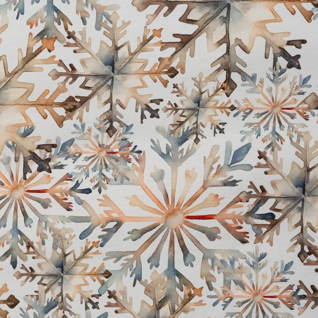 VIANOČNÉ RENFORCÉ OBLIEČKY ELSA 200X220 CM, 2 KS 70X80 CM VZOROVANÉ