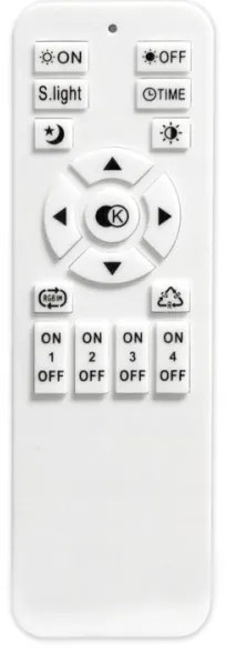 LED Stmievateľné stropné svietidlo ARIES LED/54W/230V 3000-6500K + DO