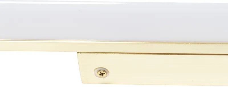 Kúpeľňová nástenná lampa mosadz 92 cm vrátane LED IP44 - Cascada