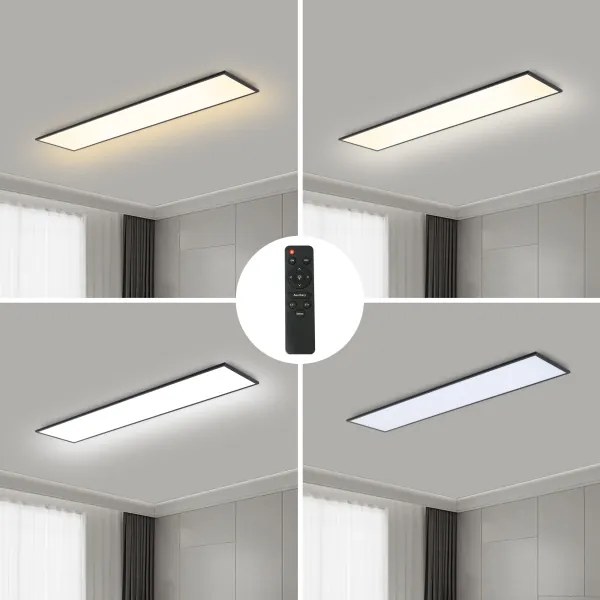 Brilagi - LED stmievateľné svietidlo SLIMFRAME LED/58W/230V 120x30 cm čierne + DO