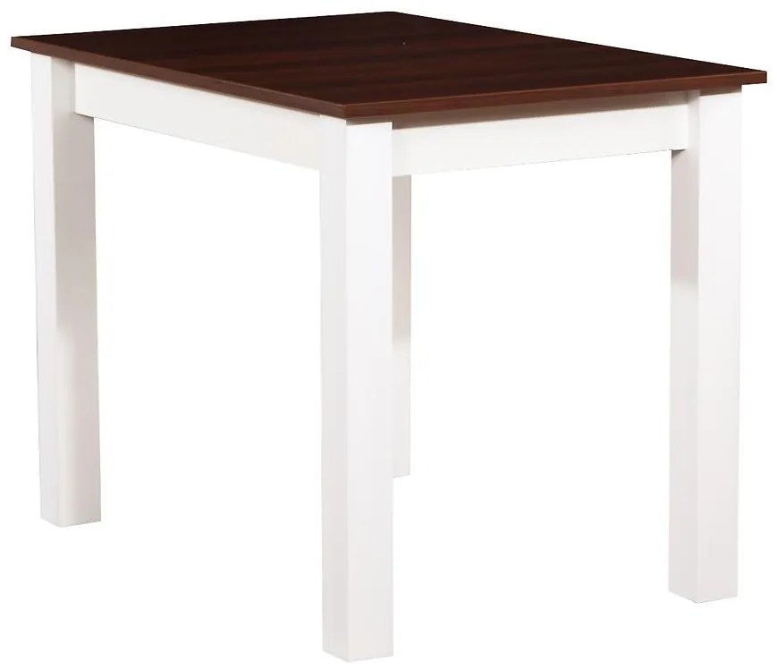 Stôl ST29 100X70 orech/biely