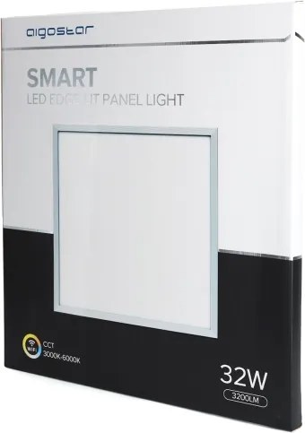 Aigostar - LED Stmievateľný podhľadový panel 32W/230V Wi-Fi 60x60 cm