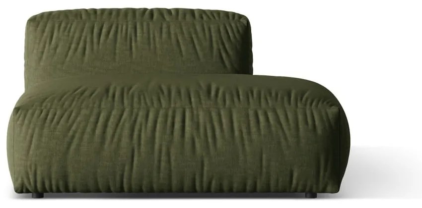 Zelený modul pohovky (pravý roh) Martina – Micadoni Home