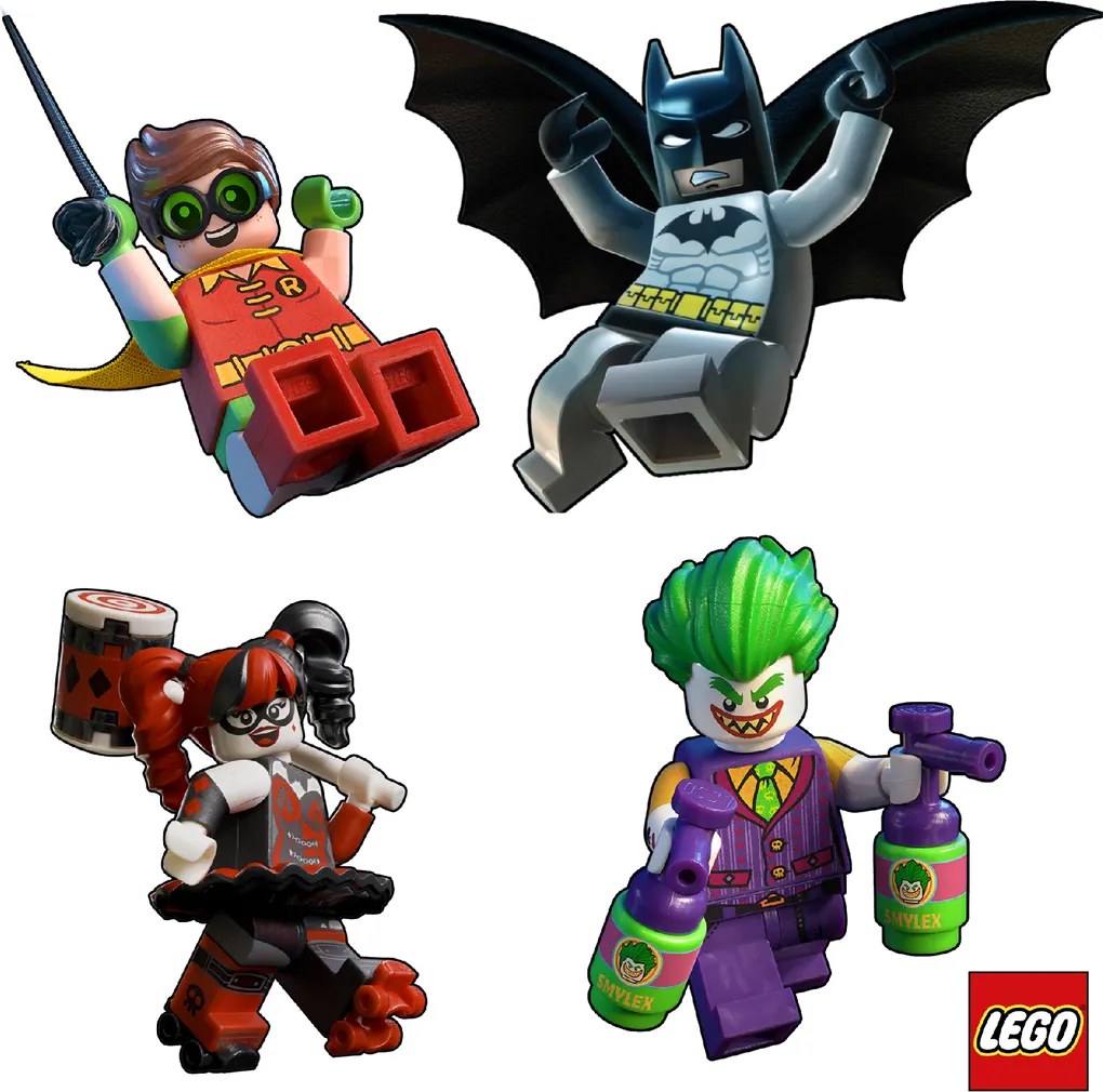 LEGO Batman - nálepka na sten
