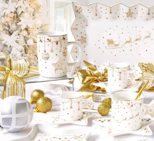 Vianočný podnos stromček, 21 x 16 cm