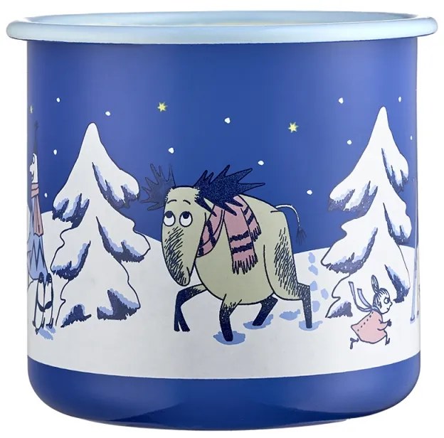 Hrnček Moomin Starry Night 0,8l, smalt / modrý