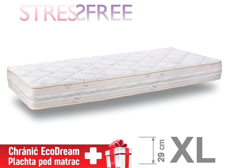 Matrac StressFree XL z pamäťovej peny DreamBed - 140x190cm