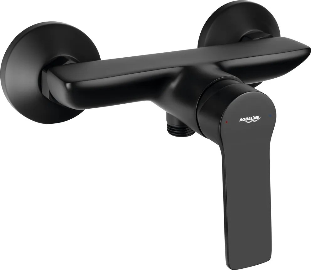 Aqualine Aqualine, SINTRA nástenná sprchová batéria, čierna mat, SX011B