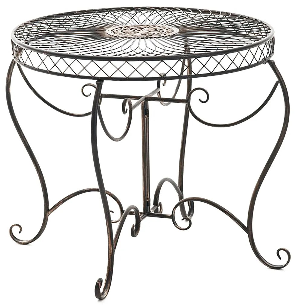 Kovový stôl Sheela - Bronzová