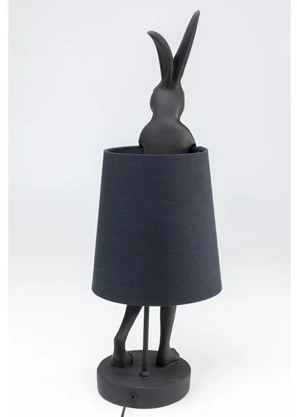 Rabbit stolná lampa 68 cm čierna