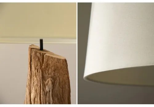 Stojaca lampa 41046 Barracuda 177cm Bežová Drevo Acacia  - Komfort-nábytok