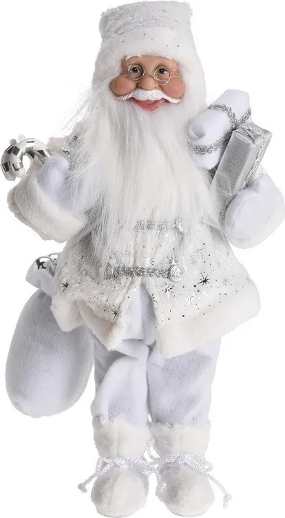 Santa Claus – biely 45 cm
