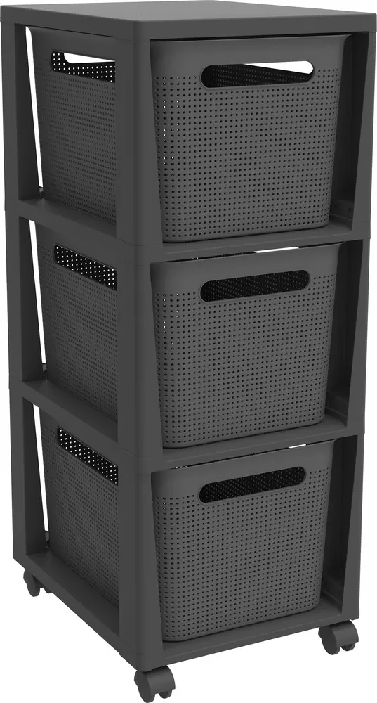 ROTHO BRISEN komoda 3x16 L - antracit