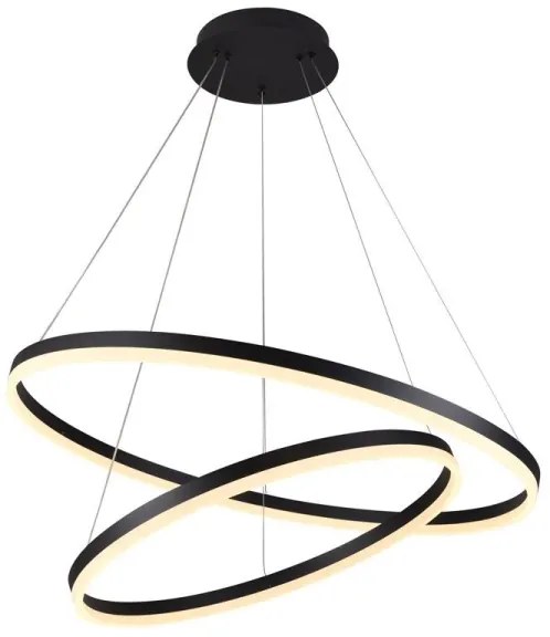 LED Stmievateľný luster na lanku LED/100W/230V 3000-6500K + diaľkové ovládanie