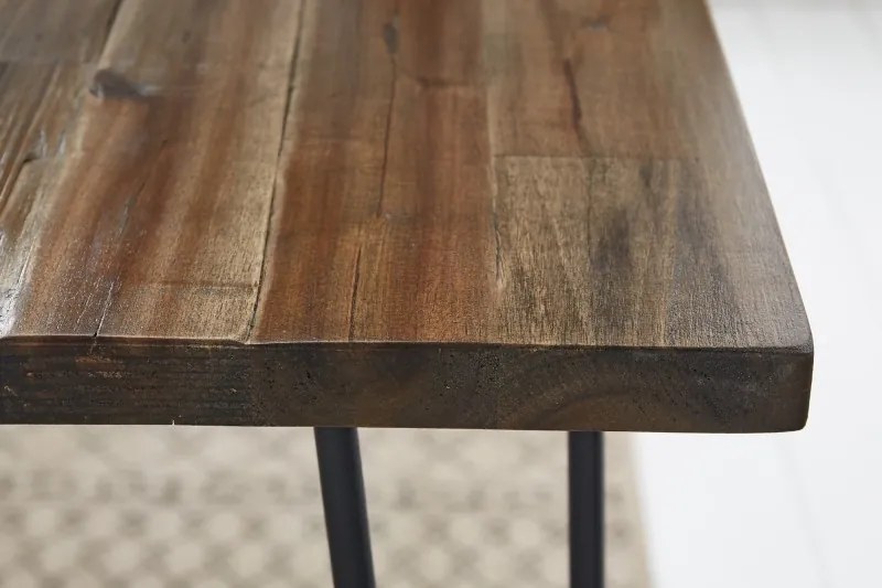 Jedálenský stôl Anaya, 80 cm, hnedý