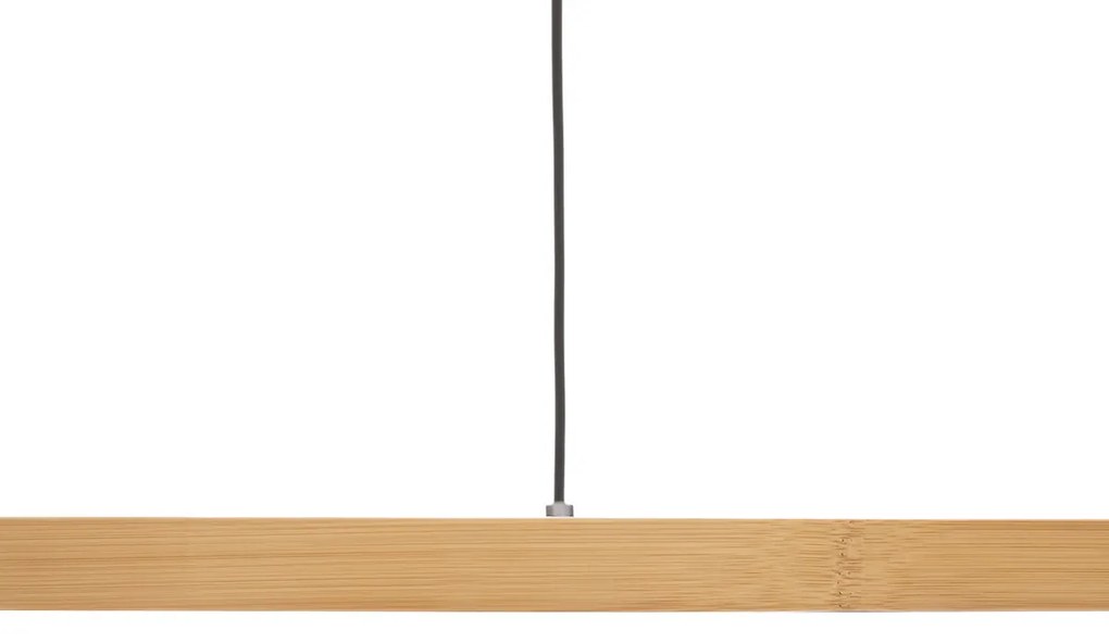 Bambusová závesná lampa FINNO