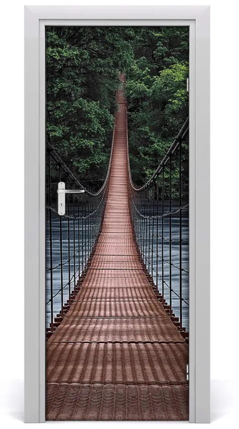 Fototapeta samolepiace na dvere visiaci most 95x205 cm