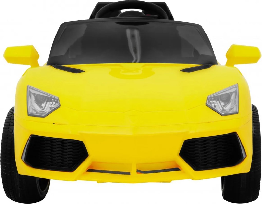 Ramiz Budúce batériové auto pre deti Žlté + diaľkové ovládanie