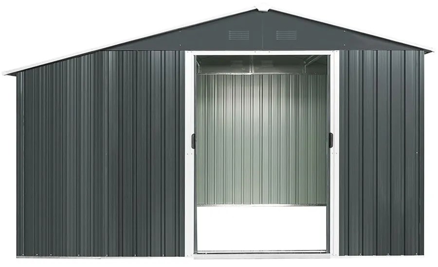 Záhradný domček na náradie s drevníkom Avenberg 3,22 x 1.96 m ANTRACIT SD-X68EWS