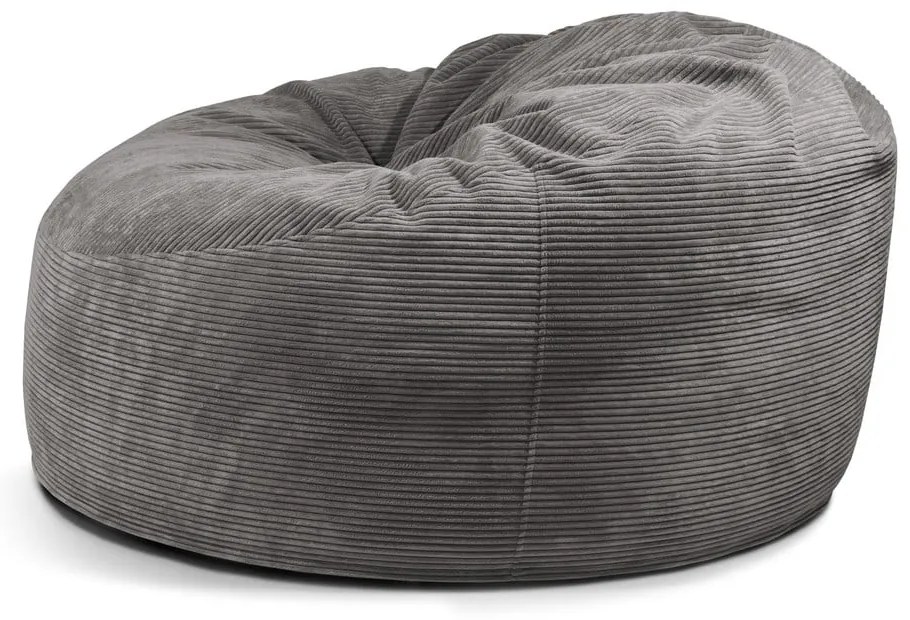 Hnedý menčestrový sedací vak Om 135 – SLOWDOWN