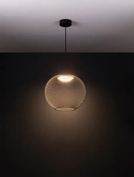 LED čierne dizajnové svietidlo Kinetic 40