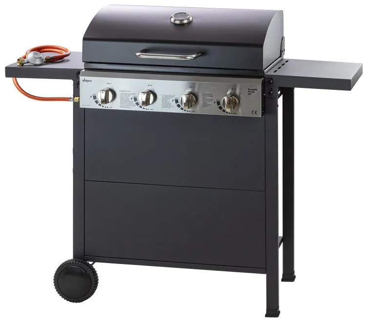 DEMA Plynový gril štvorhorákový 12 kW Texas 4X